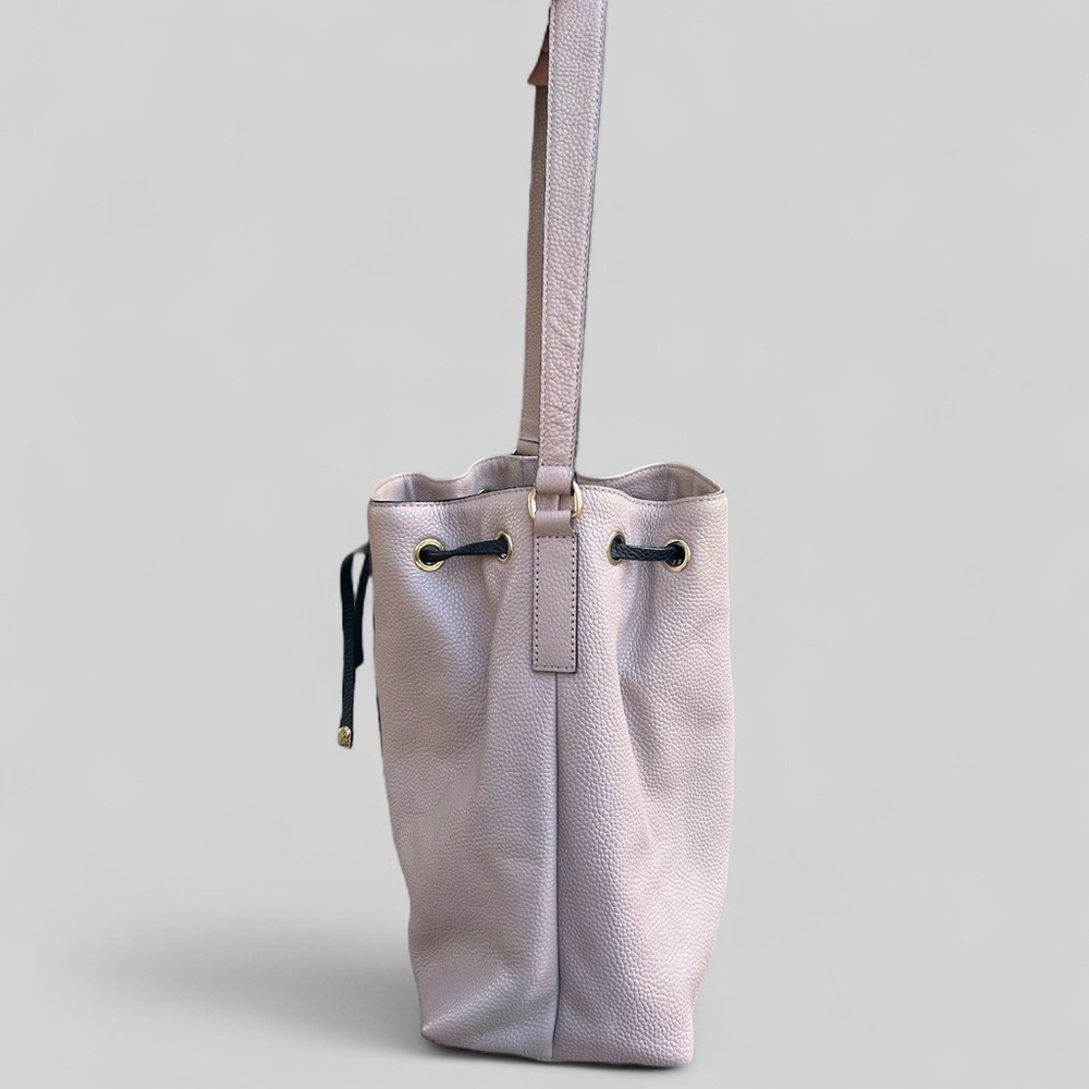 Kate Spade Bennett Street Seren Leather Bucket Bag Rosewater/Black - Picture 5 of 9